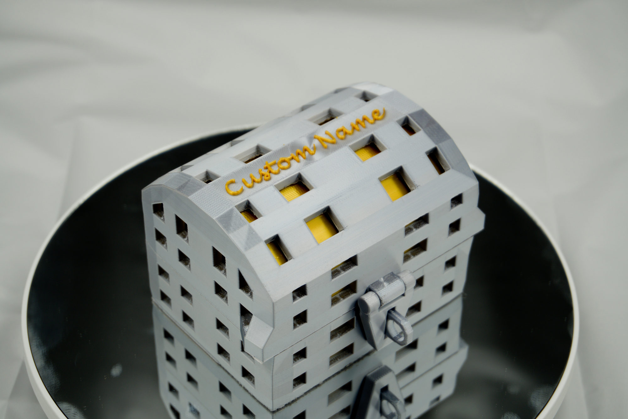 Silver & Gold Treasure Chest